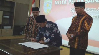 Plt Gubernur Jambi Hadiri Serah Terima Nota Pelaksanaan Tugas Pjs Walikota