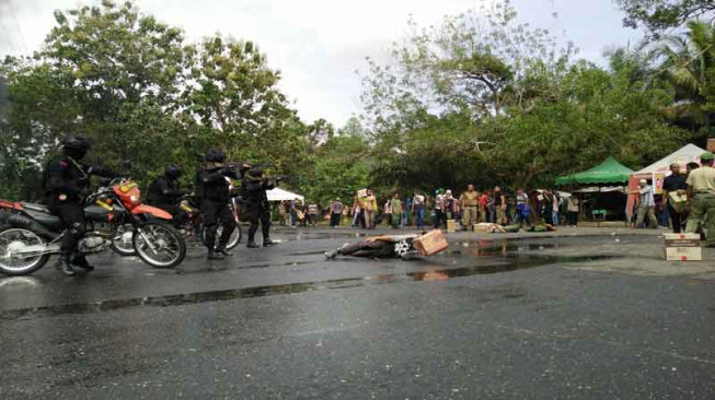 Amankan Arus Mudik, Brimob Sebar Sniper di Jalinsum