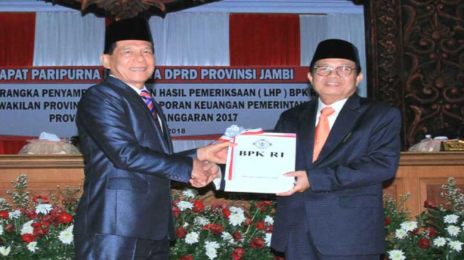 Enam Tahun Beruntun Pemprov Jambi Raih WTP