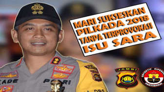 Polres Merangin Terus Ajak Sukseskan Pilkada Kabupaten Merangin