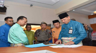 Sekda Sidak Kehadiran Pegawai Pasca Libur Idul Fitri