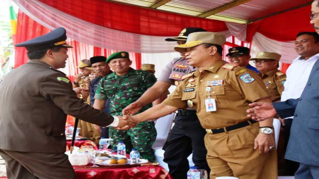 Sekda Merangin Hadiri Upacara Hari Bhakti Adhyaksa ke-58