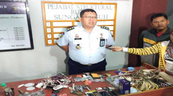 Razia Rutan Sungaipenuh, Petugas Temukan Mirip Alat Hisap Narkoba