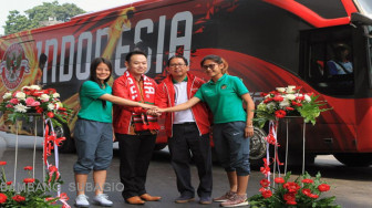 Dua Unit Bus Siap Kawal Perjalanan Timnas PSSI