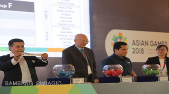 Inasgoc Gelar Drawing Tujuh Cabor Beregu Asian Games