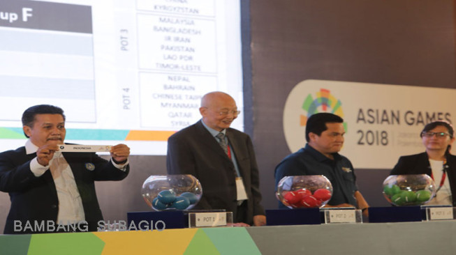 Inasgoc Gelar Drawing Tujuh Cabor Beregu Asian Games