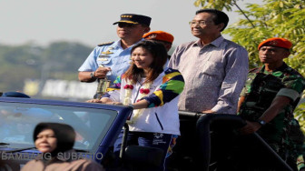 Masyarakat Yogyakarta Antusias Sambut Kirab Obor Asian Games 2018