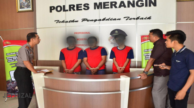 Honorer Damkar Bersama Dua Rekannya Diciduk Saat Pesta Narkoba