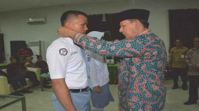 Sekda Harapkan Anggota Paskibraka Menjadi Contoh Generasi Muda