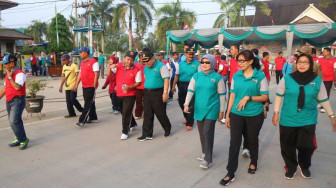 Bupati Ikuti Gerak Jalan Santai BPPRD