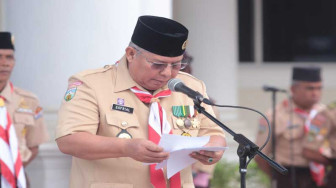 Bupati Jadi Irup Upacara Peringatan Hari Jadi Pramuka ke-57