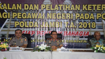 Kapolda Jambi Buka Pembekalan dan Pelatihan Bagi Pegawai Negeri Polri