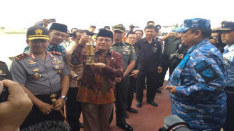 Kapolda Jambi, Hadiri Penyambutan Api Obor Asian Games 2018