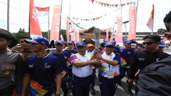 Obor Api Asian Games Dapat Doa dan Berkah di Serambi Mekkah