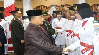 Anggota Paskibraka Merangin 2018 Dikukuhkan