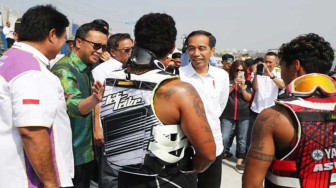 Presiden Resmikan Venue Jetski dan Layar Asian Games 2018