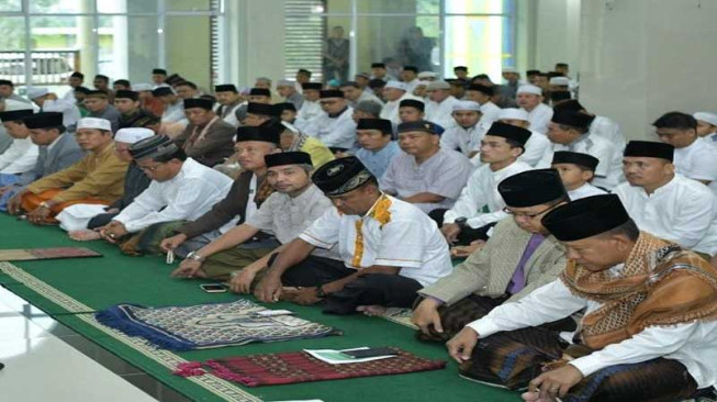 Pemkab Merangin Gelar Shalat Idul Adha di Masjid Baitul Makmur
