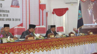 Plh Bupati Hadiri Paripurna Pidato Kenegaraan
