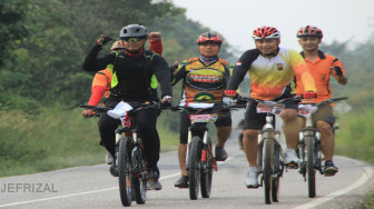 Gowes Merdeka Tempuh Jarak Sepanjang 73 KM
