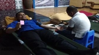 TVRI Jambi Gelar Donor Darah