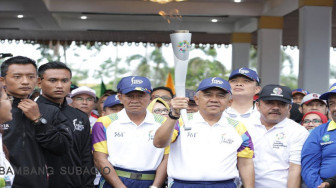 Api Obor Asian Games 2018 Disambut Antusias Masyarakat Siak