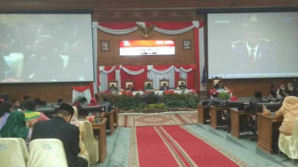 DPRD Muarojambi Gelar Paripurna Istimewa Mendengarkan Pidato Kenegaraan