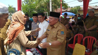 Bupati Sambut Kedatangan Jemaah Haji Tanjabbar