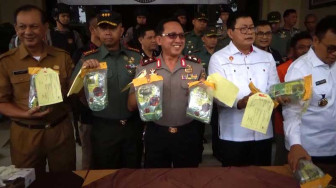 Polda Gagalkan Penyelundupan Sabu Senilai16 Milyar