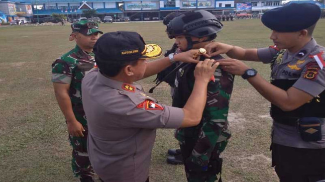 Kapolda Jambi Pimpin Apel Ops Mantap Brata 2019