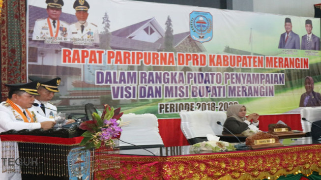 HAMAS Sampaikan Pidato Visi Misi Dihadapan Anggota Dewan