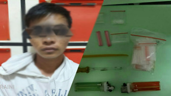 Aparat Polres Tanjab Barat Tangkap Pelaku Penyalahgunaan Narkoba