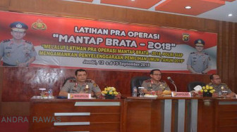 Kapolda Jambi Buka Pelatihan Pra OPS Mantab Brata 2018