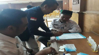 Bukan Hanya Jadi Tamu Undangan, BNNK Mendadak Tes Urine Wartawan