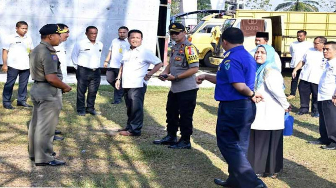 Bupati Tinjau Lokasi Tabligh Akbar UAS
