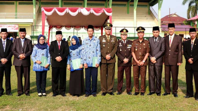 Bupati Tanjabbar Pimpin Upacara Hari Kesaktian Pancasila.