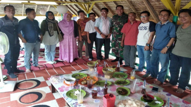 TNI dan Awak Media di Jambi Selalu Kompak