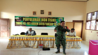 Satgas TMMD Sosialisasi Kesadaran Berbangsa dan Bernegara
