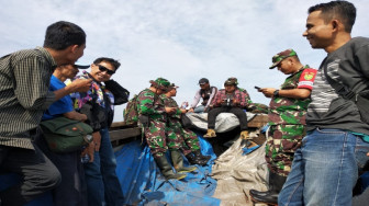 Dansatgas Ajak Awak Media Tinjau Lokasi TMMD