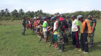 Gotong Royong Ruh Manunggalnya TNI-Rakyat