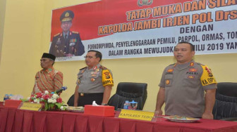 Ciptakan Pilkada 2019 Aman, Kapolda Jambi Gencar Sosialisasi