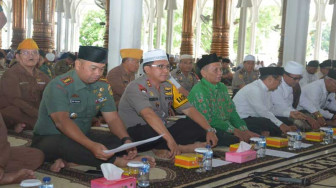 Kapolda Lakukan Doa Bersama Untuk Korban Gempa Sulteng