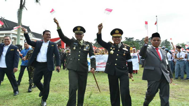 Kirab Merah Putih Meriahkan Peringatan Sumpah Pemuda di Provinsi Jambi
