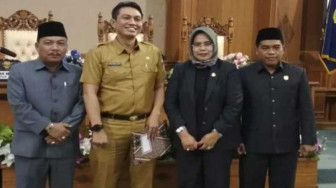 DPRD Muarojambi Gelar Paripurna Penyampain Nota Keuangan APBDP 2018