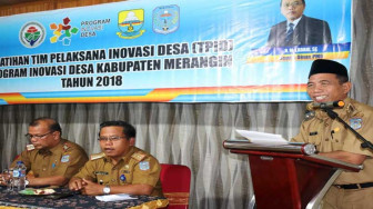 Wabup Merangin Buka Pelatihan TPID 2018