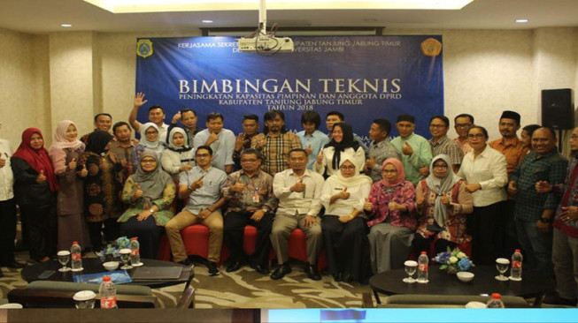 Unja Sukses Laksakan Bimtek Anggota DPRD Tanjab Timur