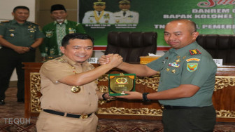 H Al Haris Sambut Kunjungan Silaturahmi Danrem 042/GAPU Jambi