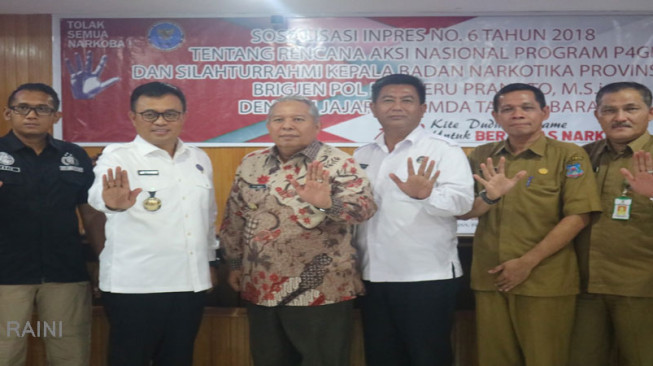 Angka Penyalahgunaan Narkoba di Jambi Masih Tinggi
