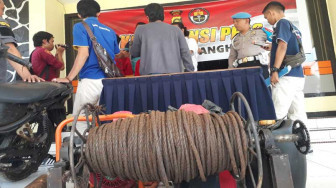Polisi Amankan Dua Penambang Minyak Ilegal