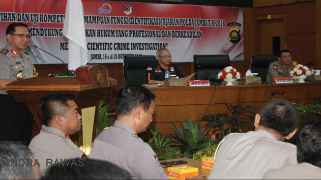 Polda Jambi Gelar Pelatihan Identifikasi Libatkan Polisi Jepang