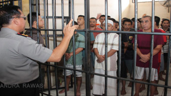 Irjen Pol Muchlis As Sidak ke Rutan Tahti Polda Jambi